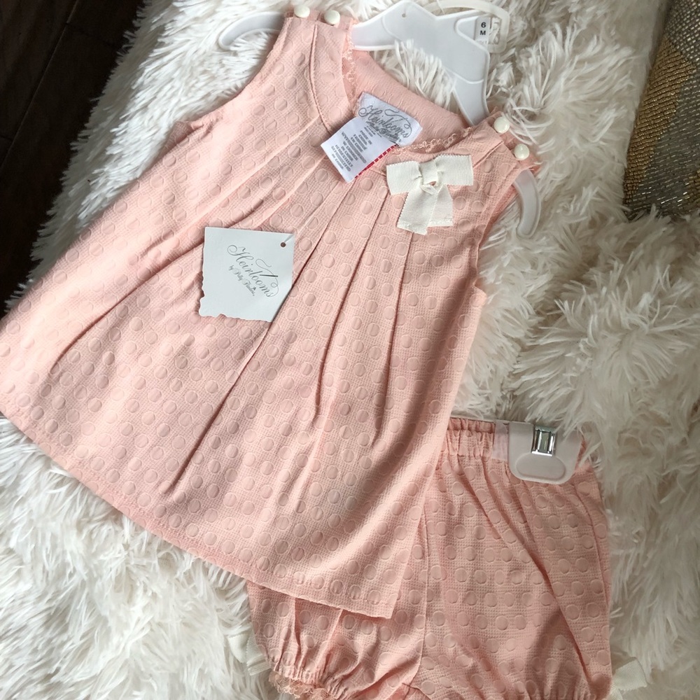 NWT Gorgeous Heirlooms Baby Girl Set 3-6 MO